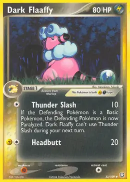 Dark Flaaffy card