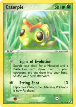 Caterpie card