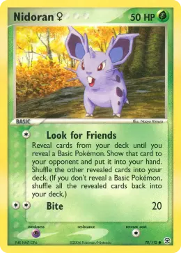 Nidoran ♀ card