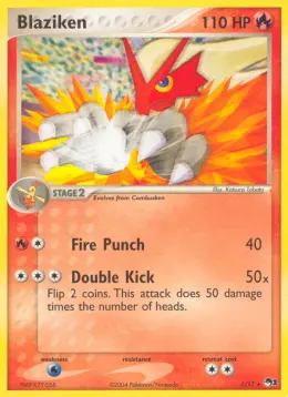 Blaziken card