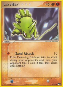 Larvitar card