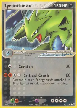 Tyranitar ex card