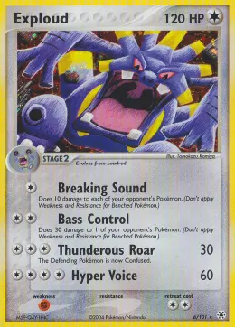 Exploud card