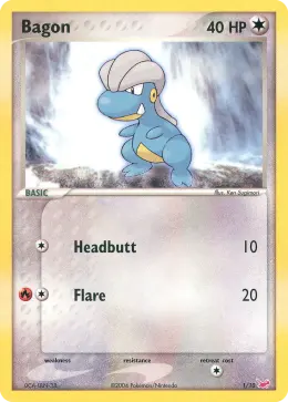 Bagon card