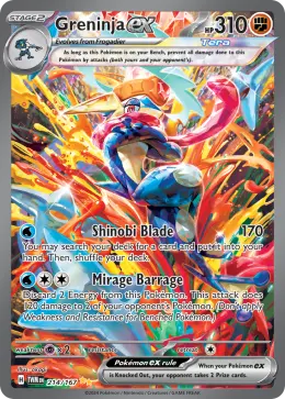 Greninja ex card