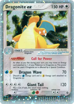 Dragonite ex card