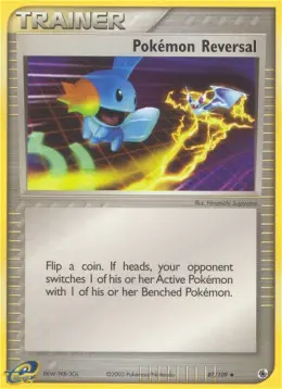 Pokémon Reversal card