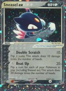Sneasel ex card