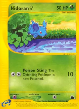 Nidoran ♀ card