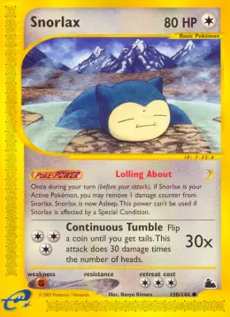 Snorlax card