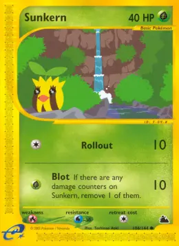 Sunkern card