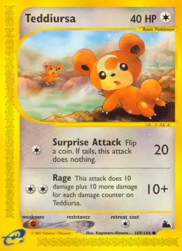 Teddiursa card