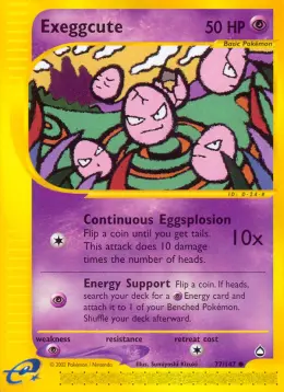 Exeggcute card