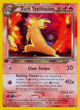 Dark Typhlosion card