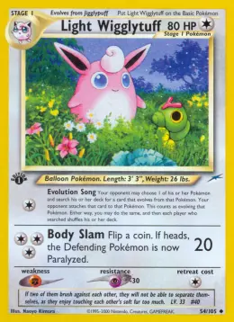 Light Wigglytuff card