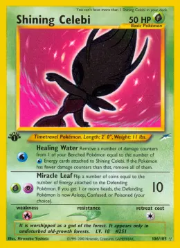Shining Celebi card