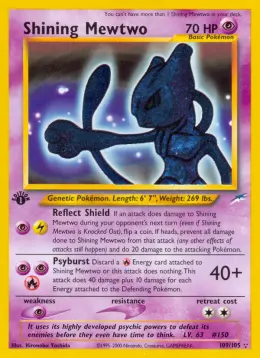 Shining Mewtwo card