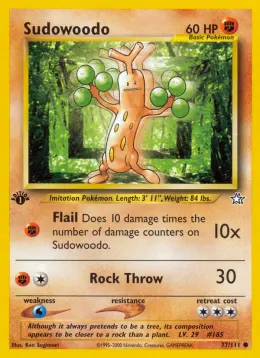 Sudowoodo card
