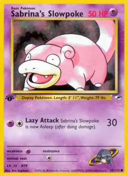 Sabrina's Slowpoke card
