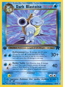 Dark Blastoise card