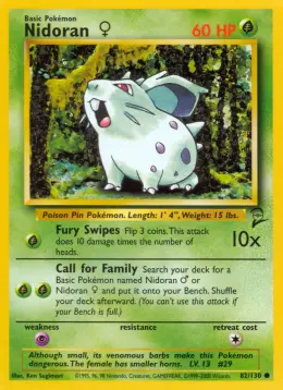 Nidoran ♀ card