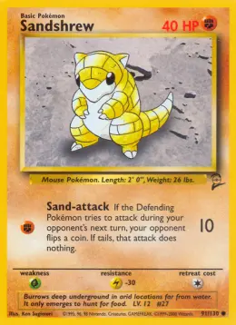 Sandshrew card