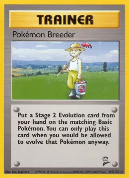 Pokémon Breeder card