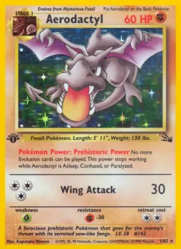 Aerodactyl card