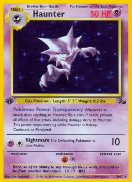 Haunter card