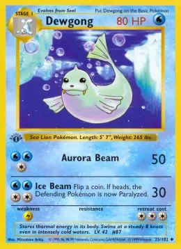Dewgong card