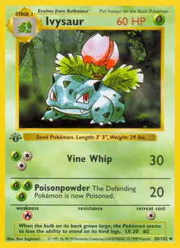 Ivysaur card