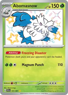 Abomasnow card