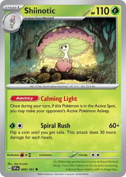 Shiinotic card