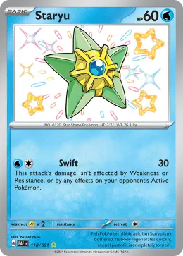 Staryu card