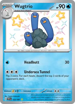 Wugtrio card