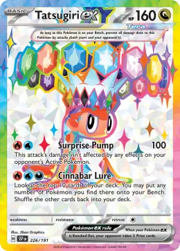 Tatsugiri ex card