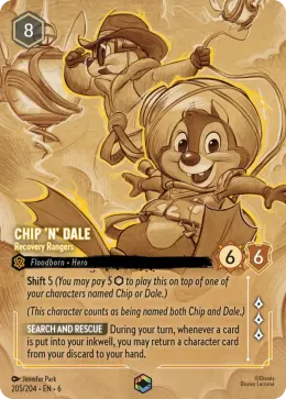 Chip 'n' Dale card
