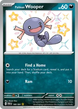 Paldean Wooper card