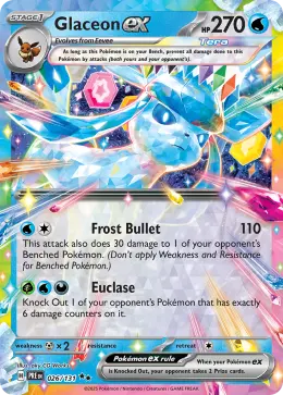 Glaceon ex card