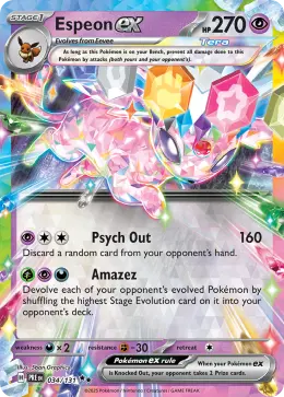 Espeon ex card