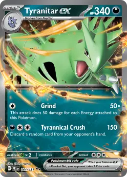 Tyranitar ex card