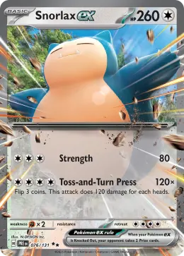 Snorlax ex card