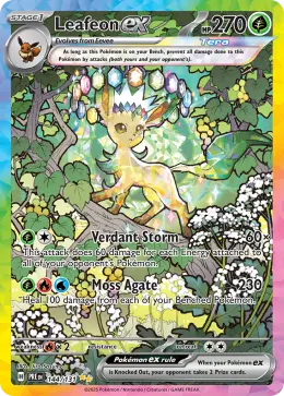 Leafeon ex card