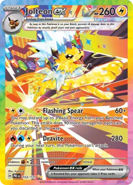 Jolteon ex card