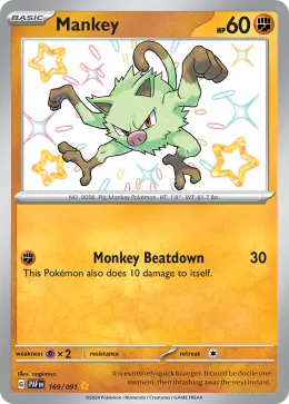 Mankey card