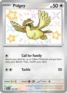 Pidgey card