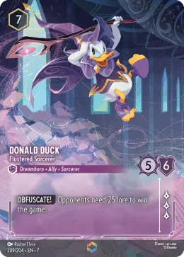 Donald Duck card