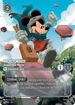 Mickey Mouse card