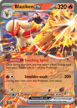 Blaziken ex card