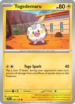 Togedemaru card